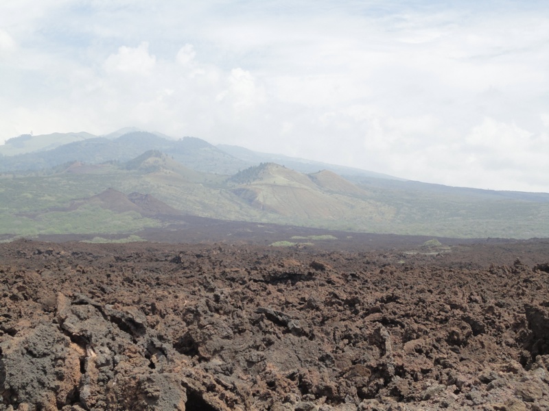 Erkaltetes Lava - soweit das Auge reicht
