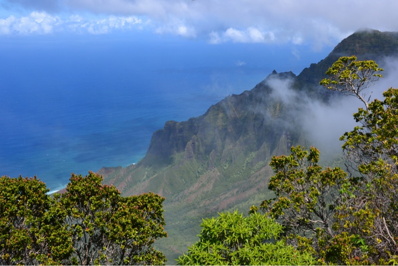 Blick auf die Na Pali Coast