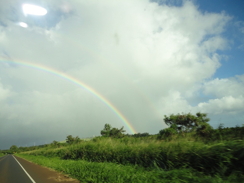 Endlich der erste Regenbogen