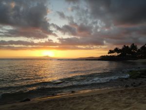 Sonnenuntergang im Paradies