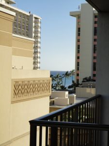 Partial Oceanview vom Zimmer ...